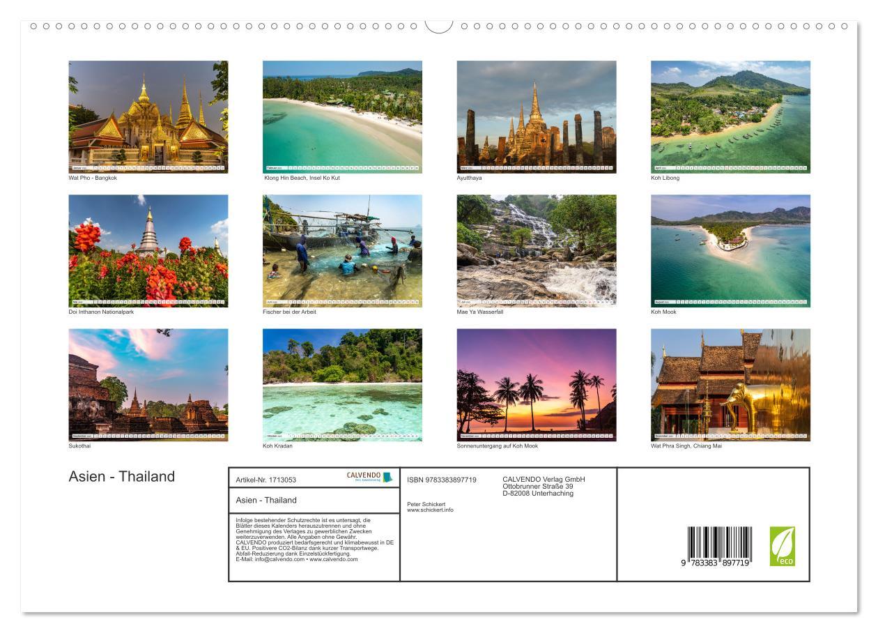 Bild: 9783383897719 | Asien - Thailand (hochwertiger Premium Wandkalender 2025 DIN A2...