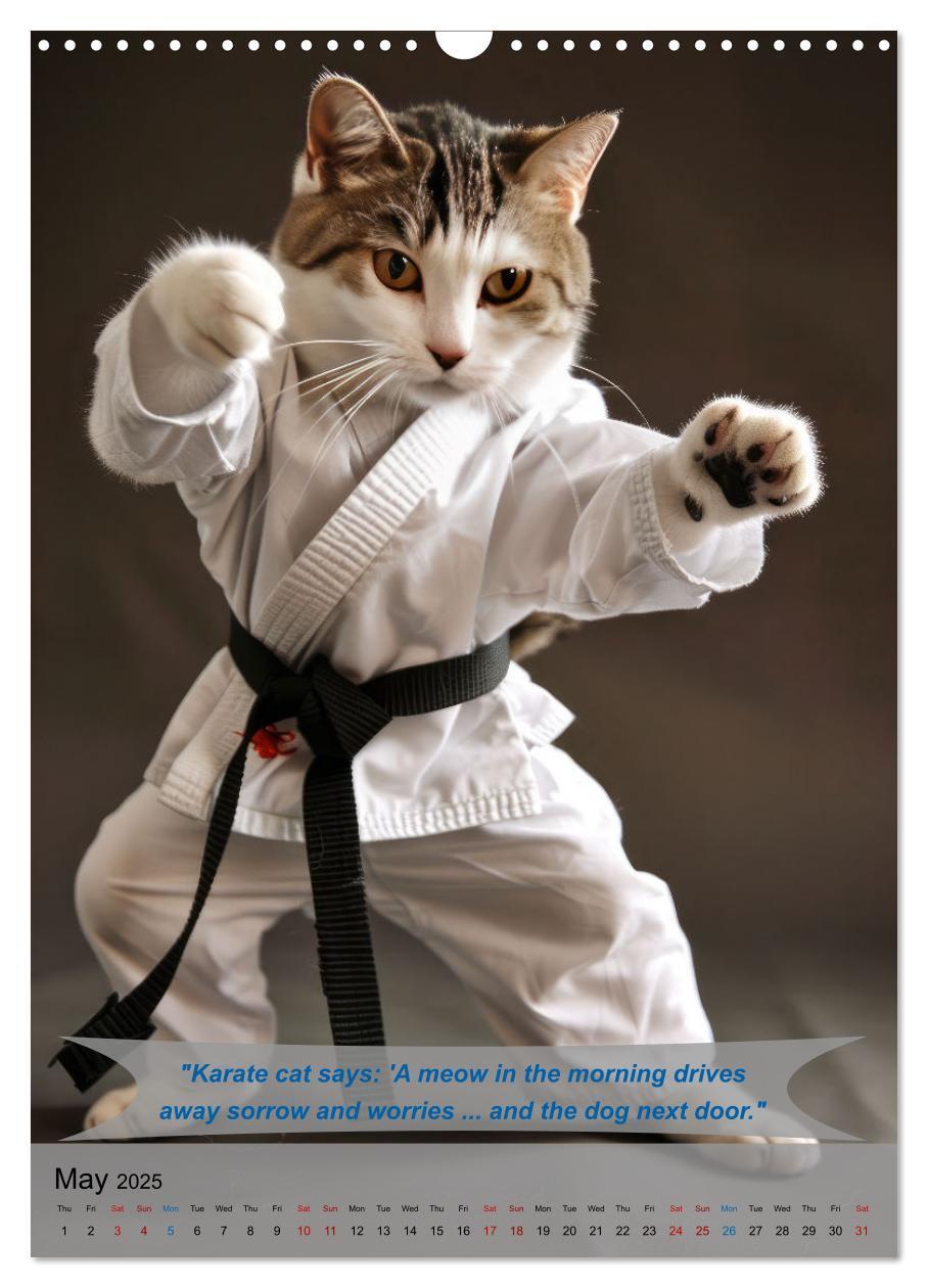 Bild: 9781325984657 | Great fun with animal karate fighters (Wall Calendar 2025 DIN A3...