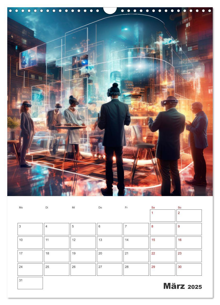 Bild: 9783435850020 | METAVERSE Cooler Terminplaner (Wandkalender 2025 DIN A3 hoch),...