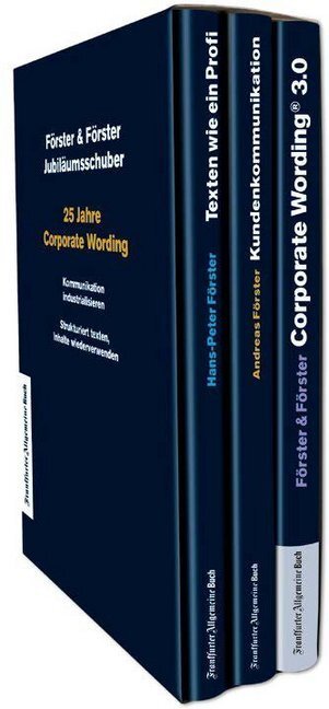 Cover: 9783962510633 | 25 Jahre Corporate Wording®: Der Jubiläumsschuber | Förster (u. a.)