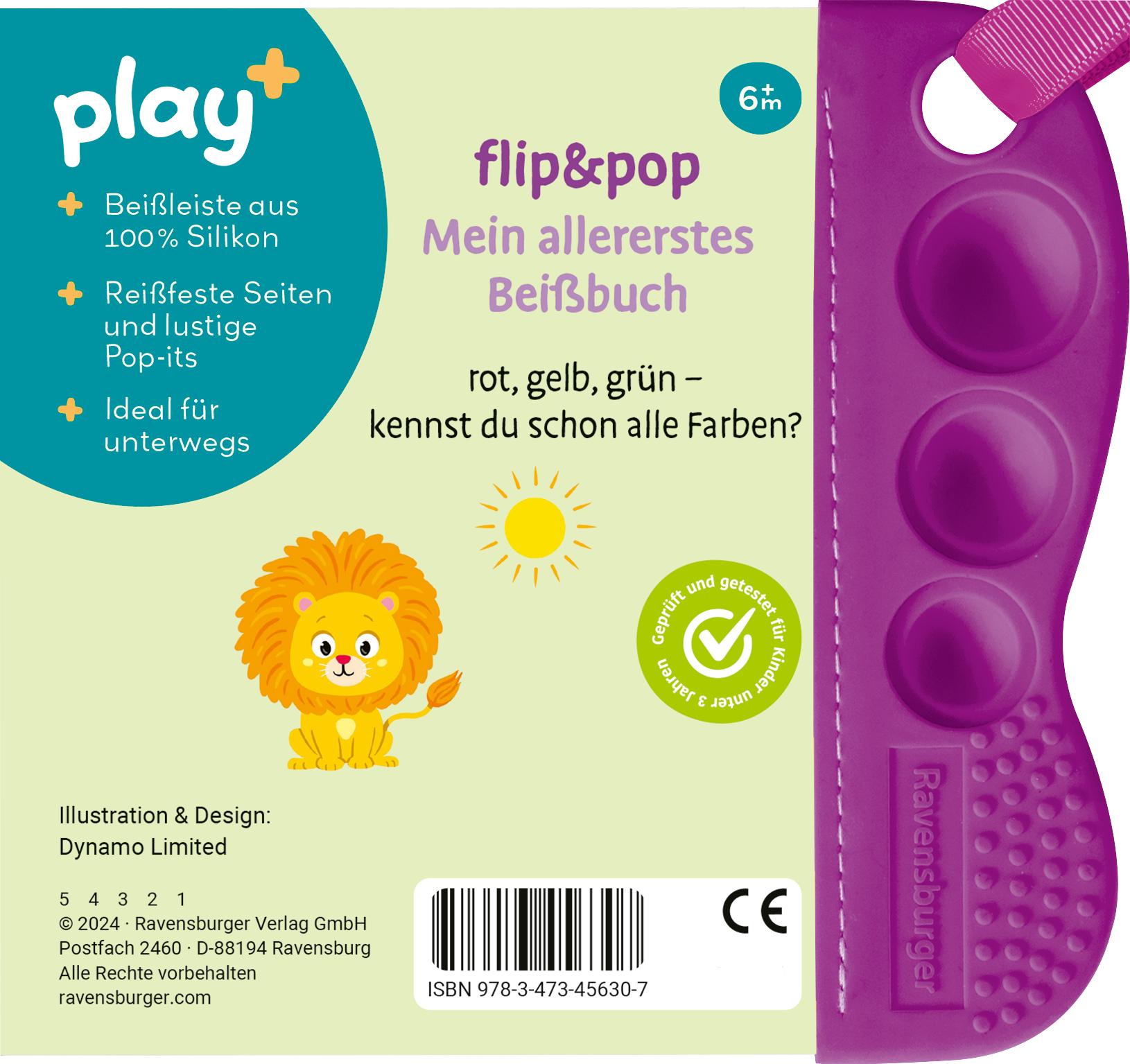 Rückseite: 9783473456307 | Ravensburger Play+ flip&amp;pop: Erste Farben (Mein allererstes...