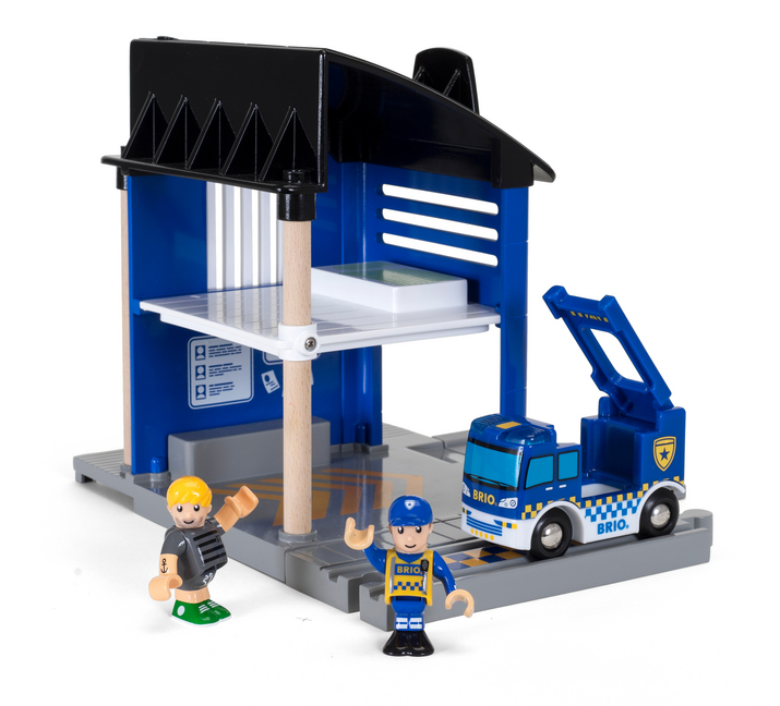 Bild: 7312350338133 | 33813 BRIO Polizeistation mit Einsatzfahrzeug | BRIO® | Spiel | 2017