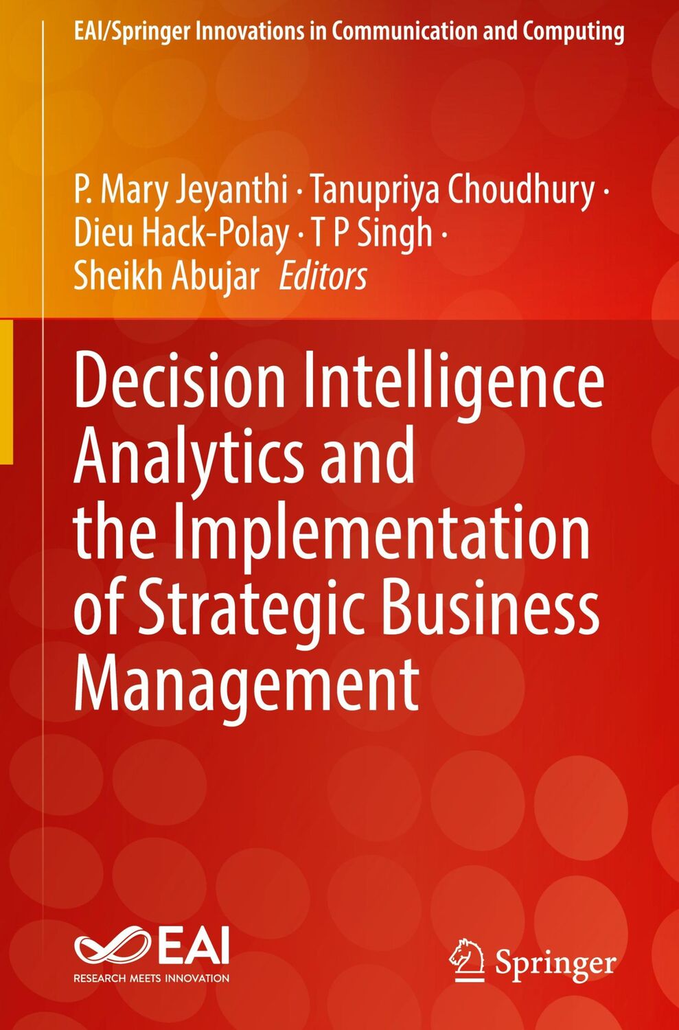 Cover: 9783030827625 | Decision Intelligence Analytics and the Implementation of Strategic...