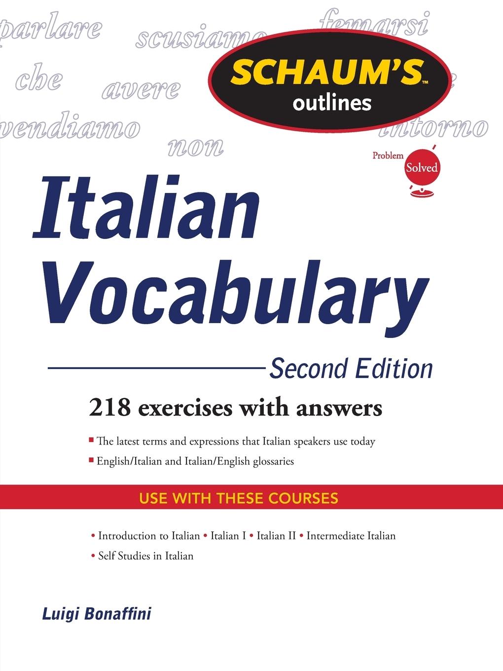 Cover: 9780071755481 | Schaum's Outline of Italian Vocabulary, Second Edition | Taschenbuch