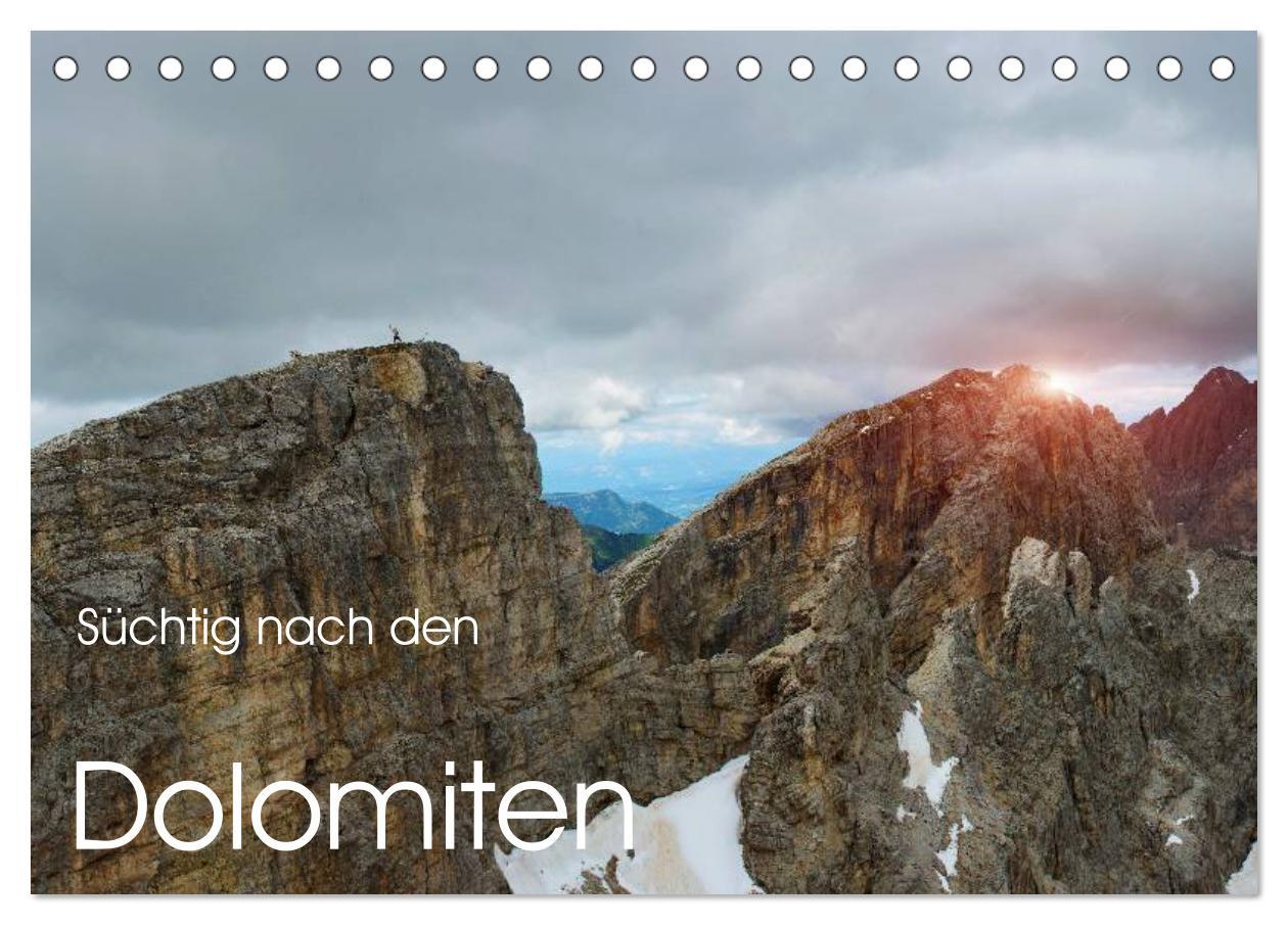 Cover: 9783435513819 | Süchtig nach den Dolomiten (Tischkalender 2025 DIN A5 quer),...