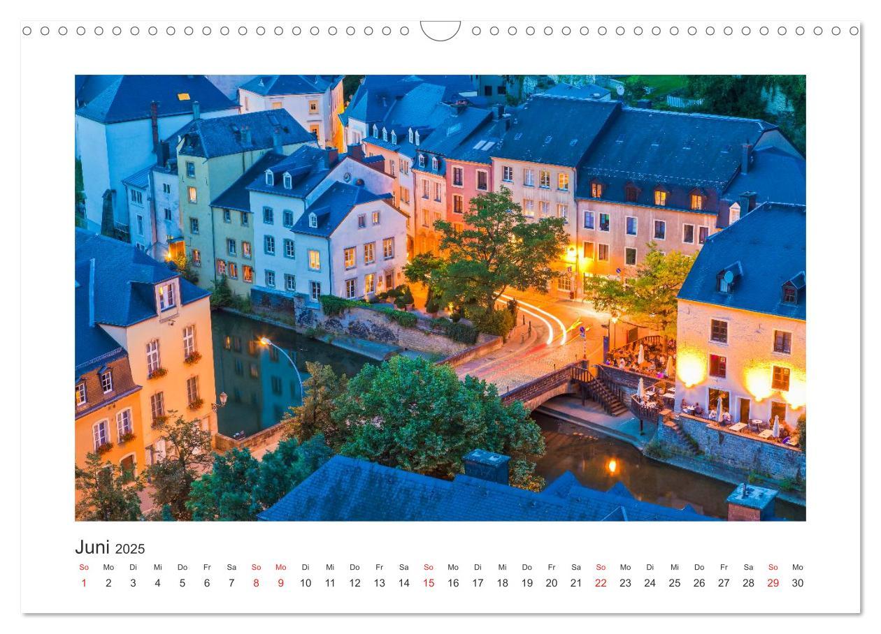 Bild: 9783435592159 | LUXEMBURG Stadt der Kontraste (Wandkalender 2025 DIN A3 quer),...