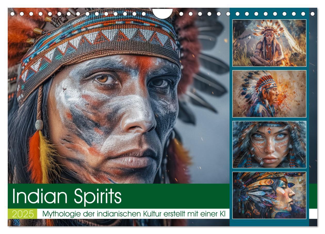 Cover: 9783457156032 | Indian Spirits (Wandkalender 2025 DIN A4 quer), CALVENDO...