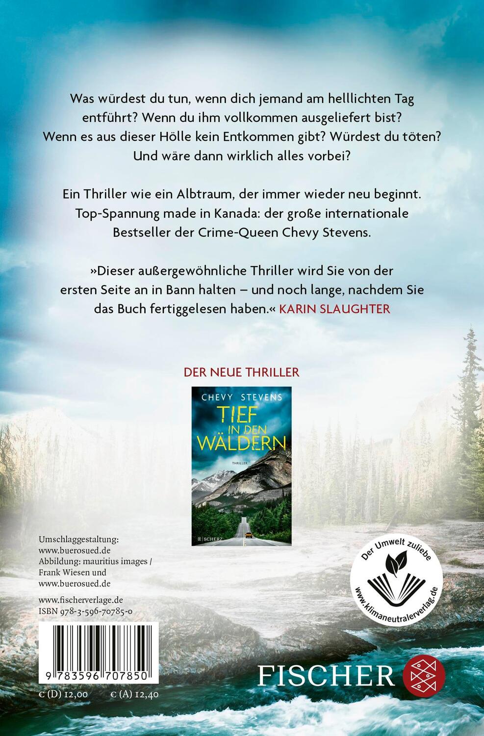 Rückseite: 9783596707850 | Kein Entkommen - Still Missing | Chevy Stevens | Taschenbuch | 416 S.