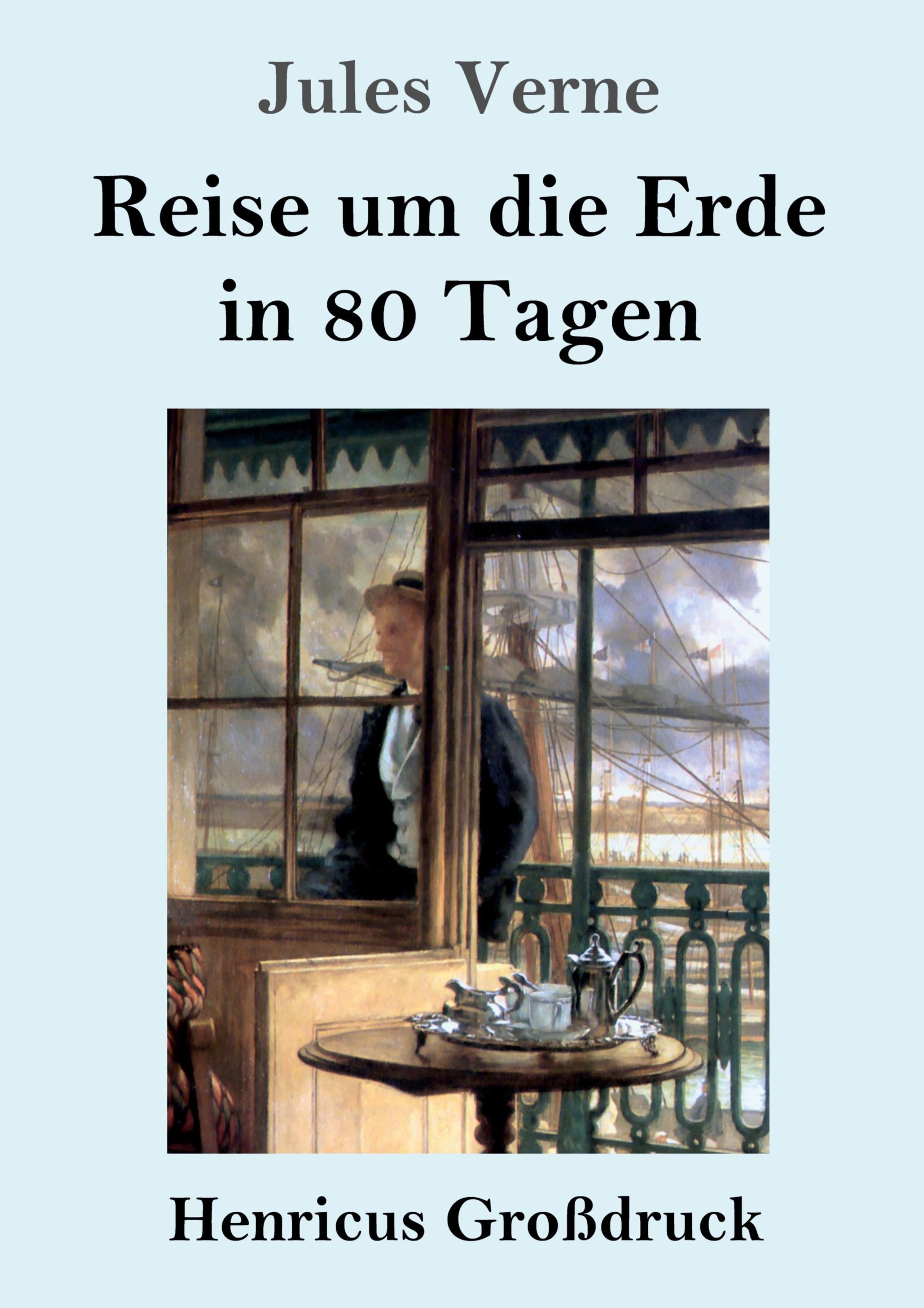 Cover: 9783847829683 | Reise um die Erde in 80 Tagen (Großdruck) | Jules Verne | Taschenbuch