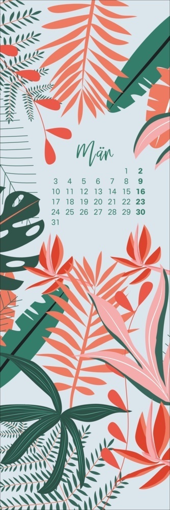 Bild: 9783756407316 | Floral Art Lesezeichen &amp; Kalender 2025 | Kalender | Geblockt | 13 S.