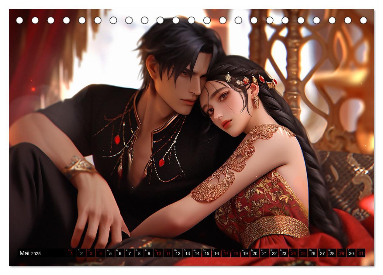 Bild: 9783383886676 | Fantasy in Love (Tischkalender 2025 DIN A5 quer), CALVENDO...