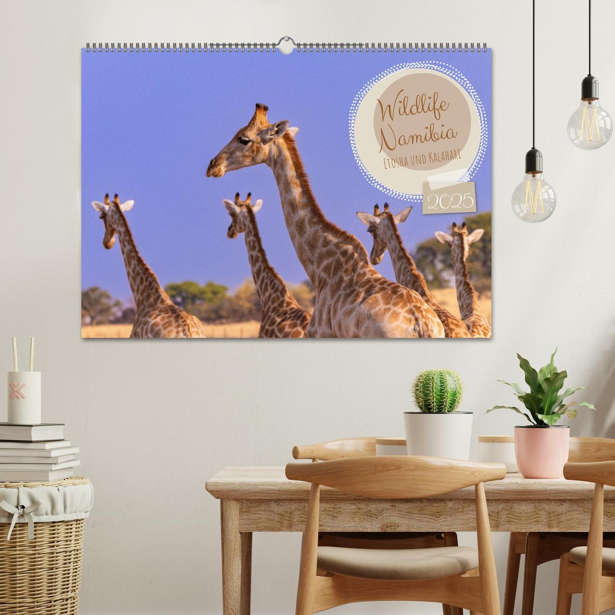 Bild: 9783383862526 | Wildlife Namibia - Etosha und Kalahari (Wandkalender 2025 DIN A2...