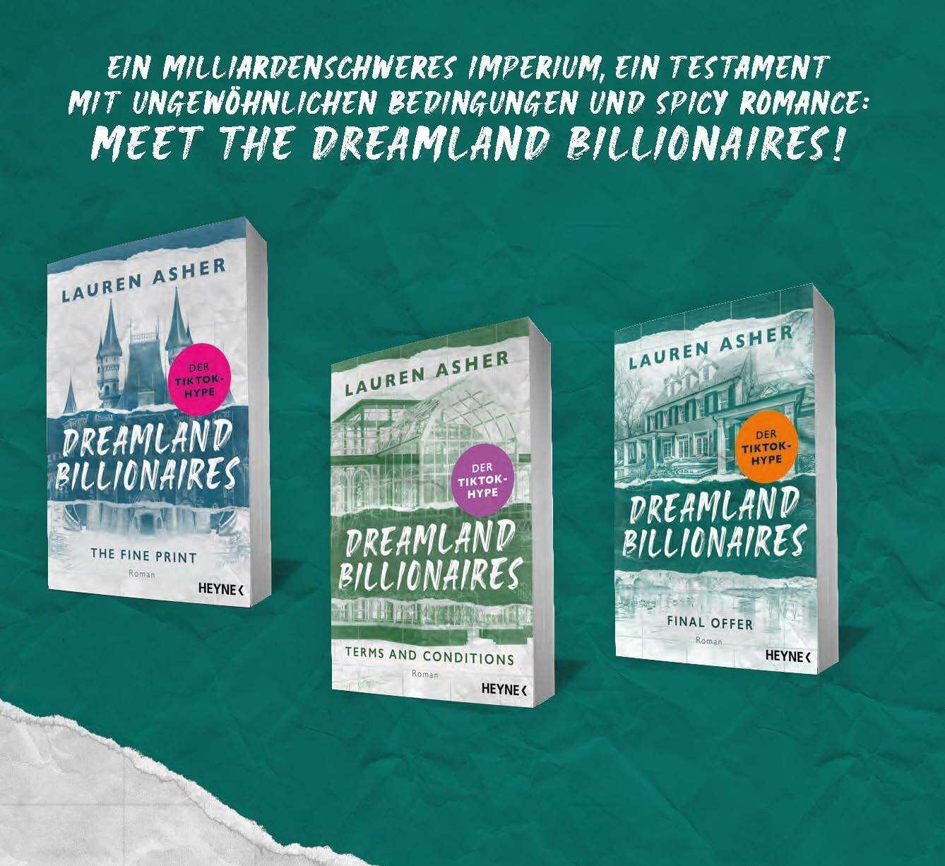 Bild: 9783453427419 | Dreamland Billionaires - Final Offer | Der TikTok-Hype - Roman | Asher