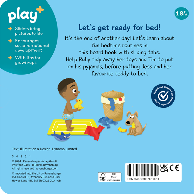 Bild: 9783380970071 | Ravensburger Play+ Me and My Day: Bedtime, Baby book 18+ months | Buch