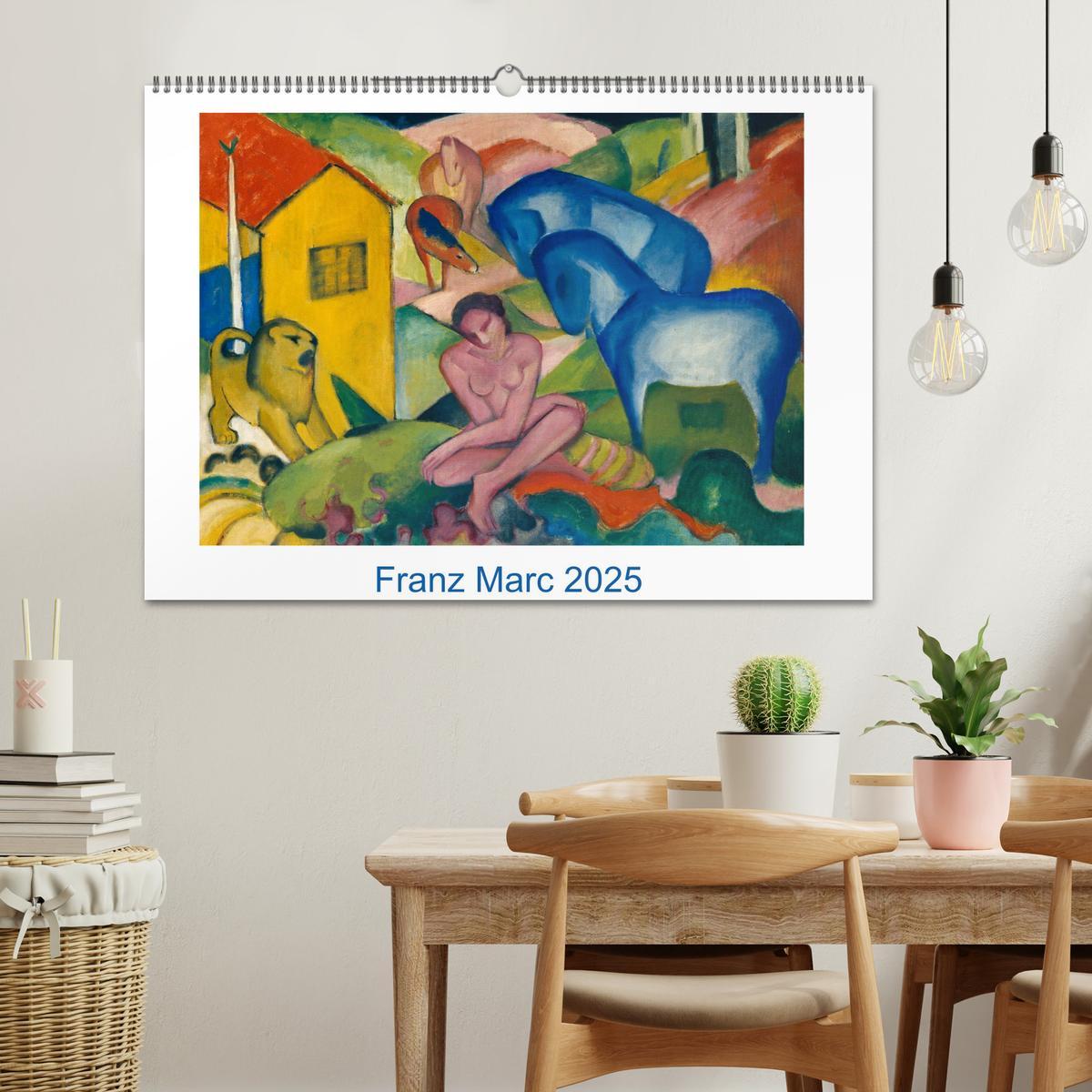 Bild: 9783435324033 | Franz Marc 2025 (Wandkalender 2025 DIN A2 quer), CALVENDO...