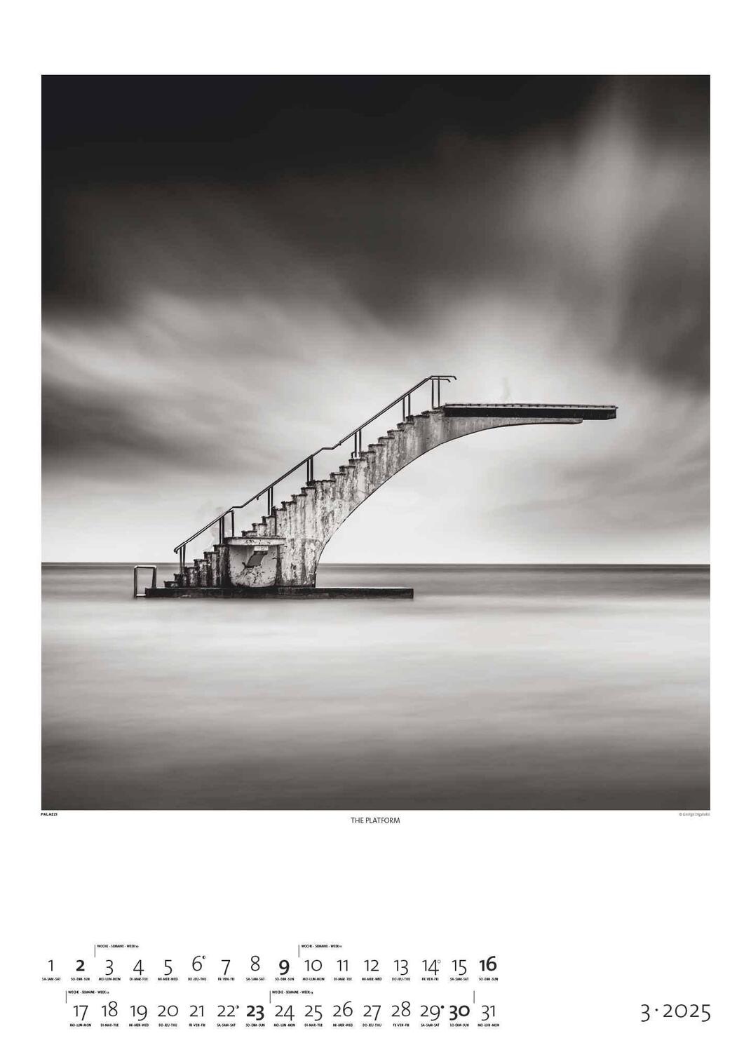 Bild: 4251734300676 | Black &amp; White 2025 - Bildkalender 50x70 cm - Wandkalender XL -...