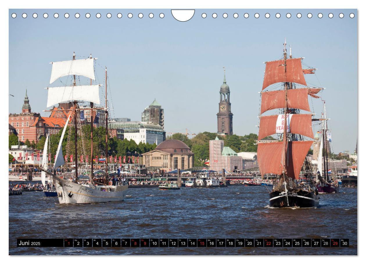 Bild: 9783435742943 | Hansestadt Hamburg (Wandkalender 2025 DIN A4 quer), CALVENDO...