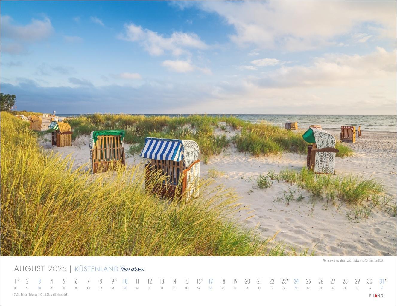 Bild: 9783964023513 | Küstenland Kalender 2025 - Meer erleben | Eiland | Kalender | 13 S.