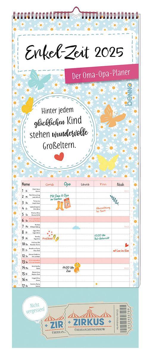 Cover: 9783746265063 | Enkel-Zeit 2025 | Der Oma-Opa-Planer | Kalender | 13 S. | Deutsch