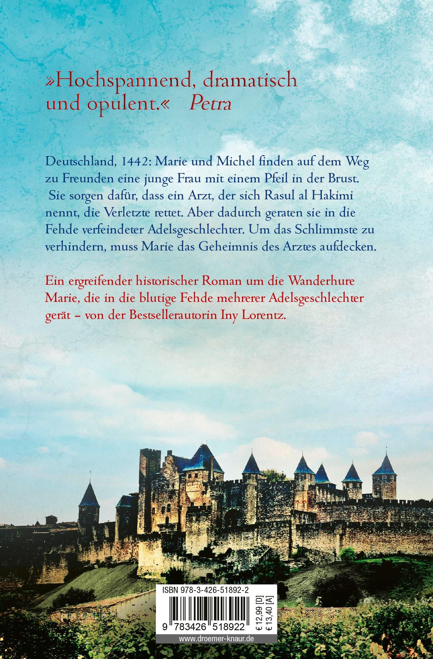 Rückseite: 9783426518922 | Die Wanderhure und der orientalische Arzt | Roman | Iny Lorentz | Buch