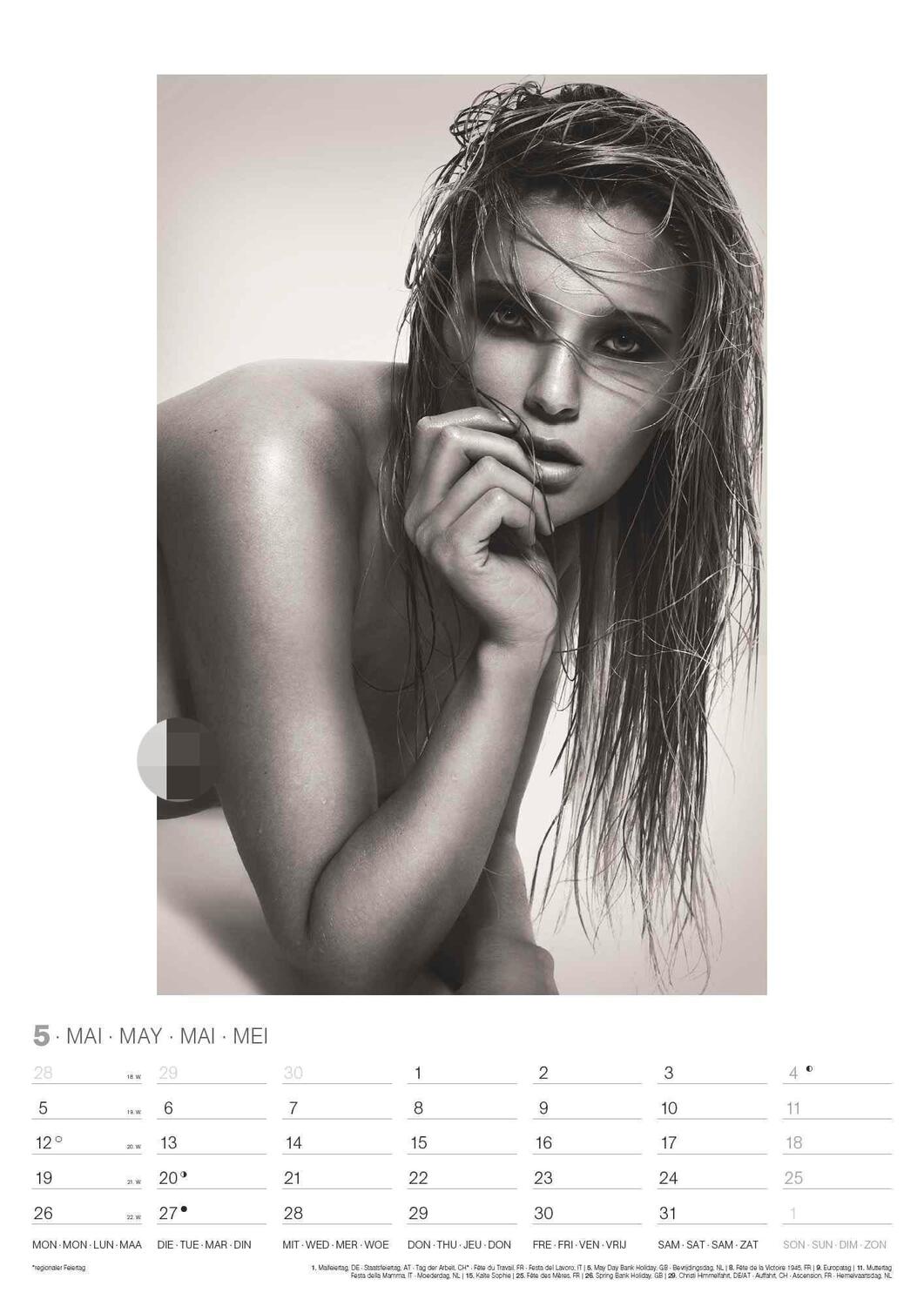 Bild: 4002725994318 | Naked 2025 - Wand-Kalender - 29,7x42 - Erotik-Kalender - Frauen -...