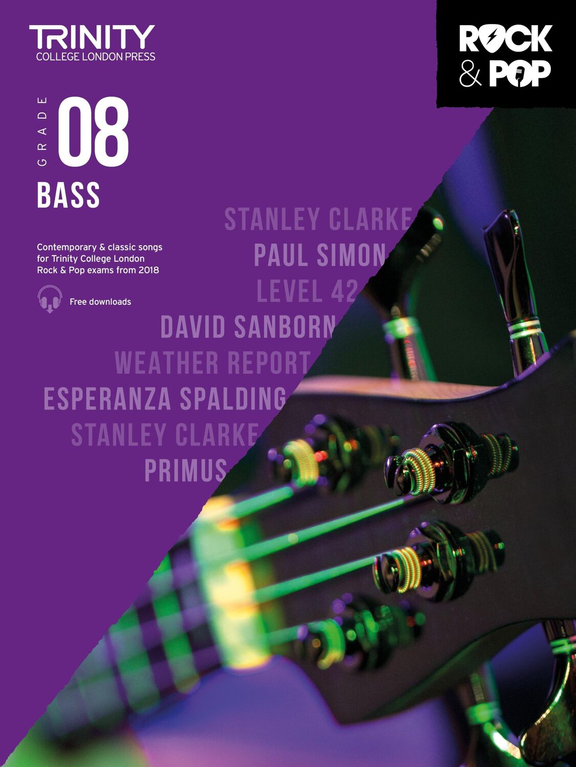 Cover: 9780857366375 | Trinity Rock &amp; Pop 2018 Bass: Grade 8 | Taschenbuch | Buch | Englisch