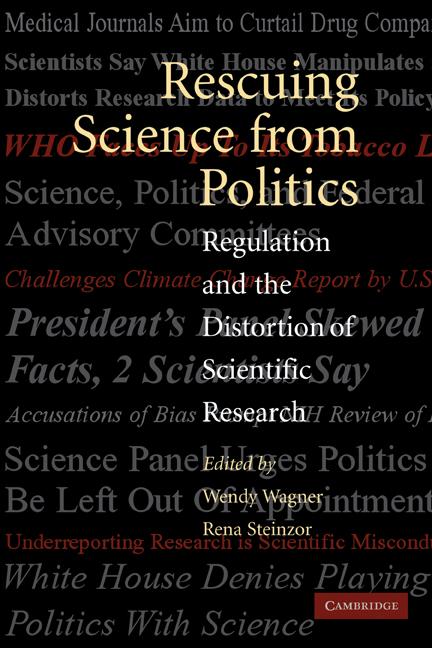 Cover: 9780521540094 | Rescuing Science from Politics | Wendy Wagner (u. a.) | Taschenbuch