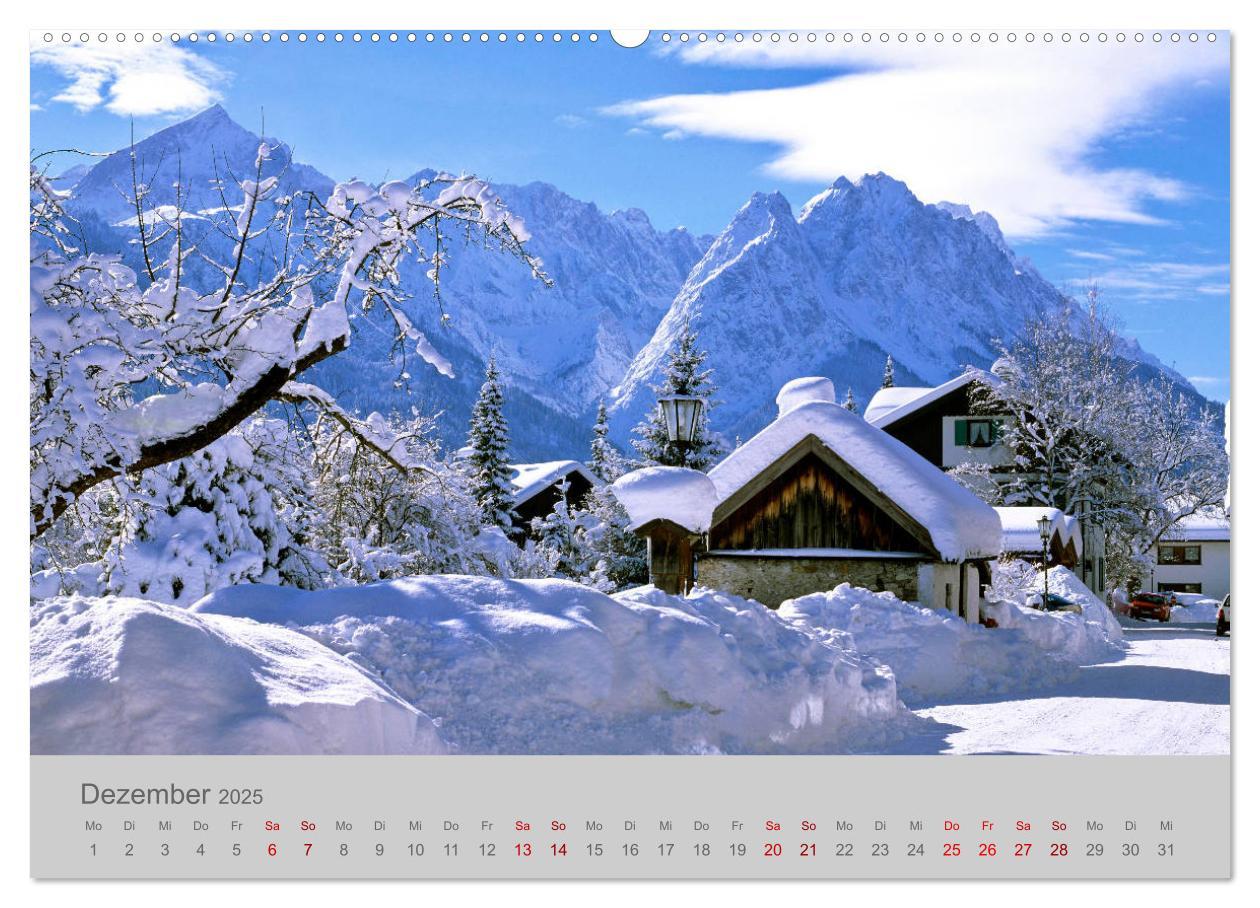 Bild: 9783435190850 | Garmisch-Partenkirchen Werdenfelser Land (Wandkalender 2025 DIN A2...