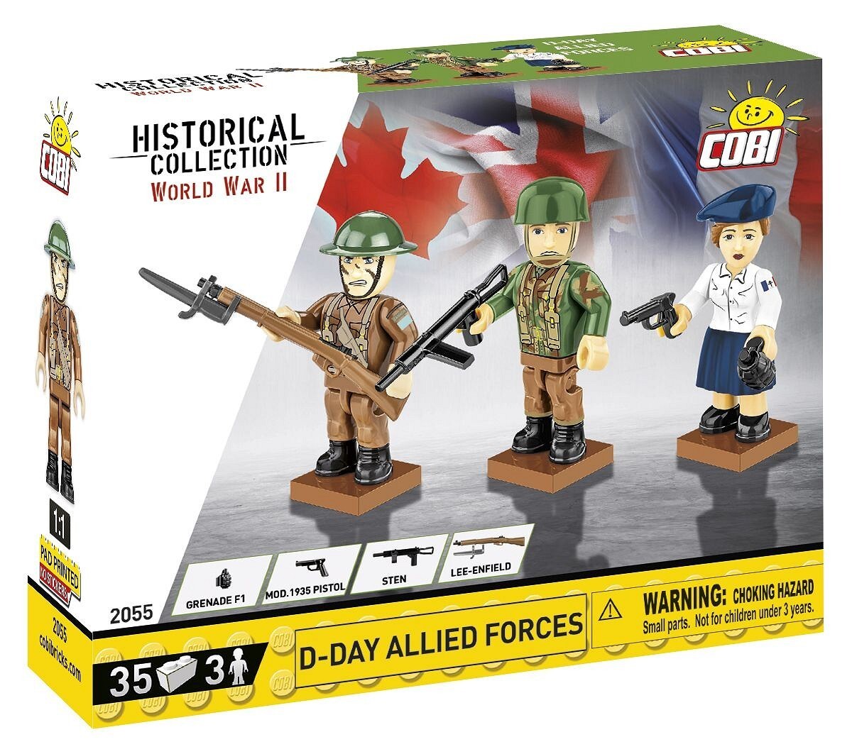 Cover: 5902251020552 | COBI Historical Collection 2055 - D-Day Allied Forces, 35 Bauteile,...