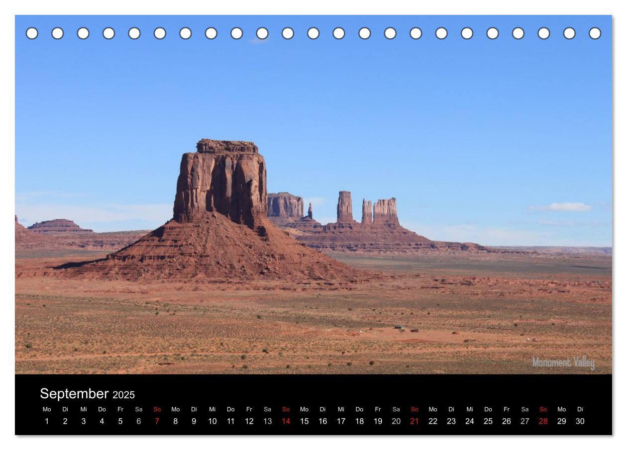 Bild: 9783435812981 | United States National Parks (Tischkalender 2025 DIN A5 quer),...