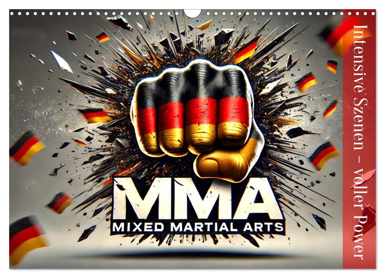 Cover: 9783457234440 | MMA Germany - Mixed Martial Arts Power (Wandkalender 2025 DIN A3...