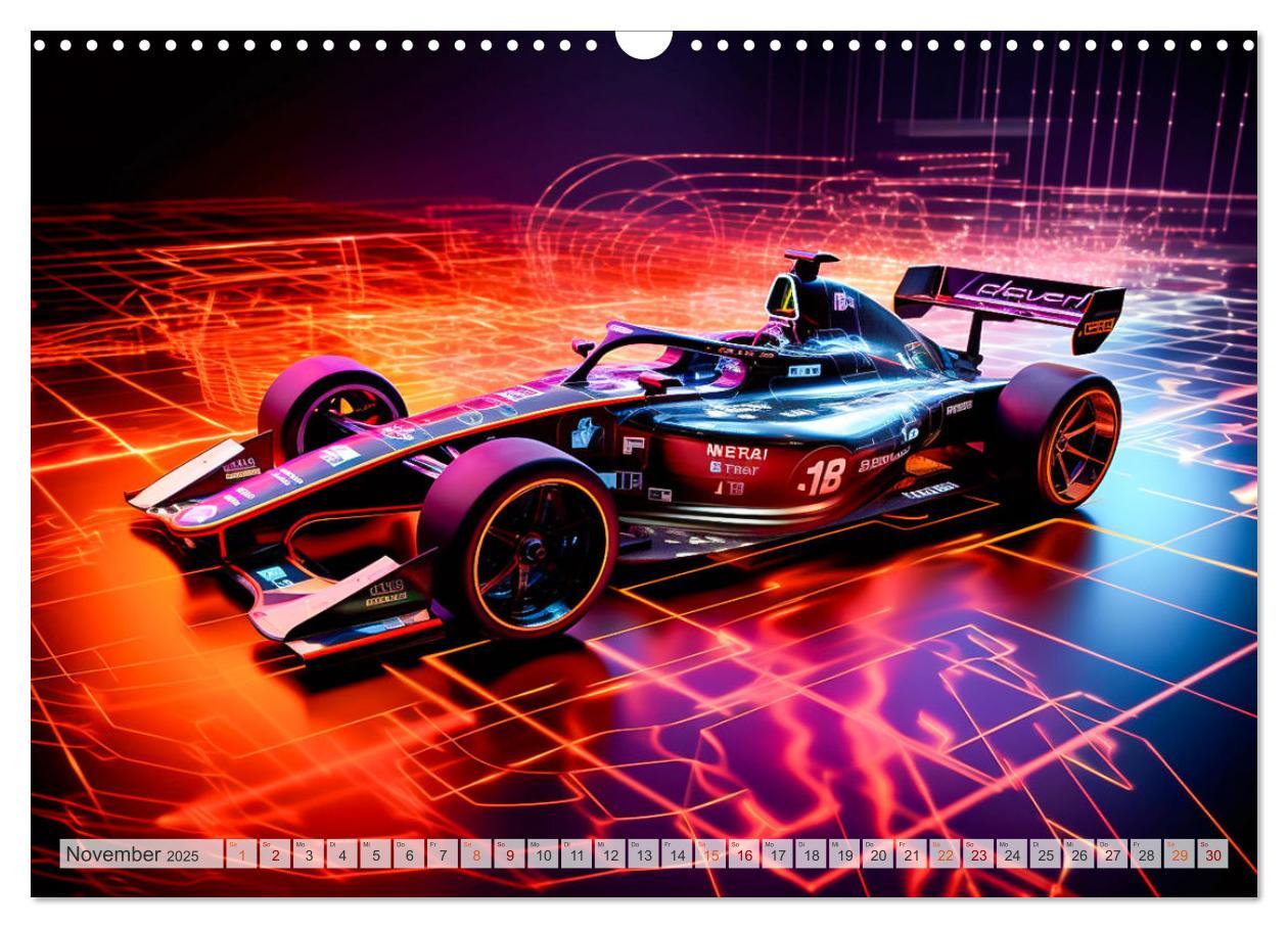 Bild: 9783383888632 | Formel E Phantasien (Wandkalender 2025 DIN A3 quer), CALVENDO...