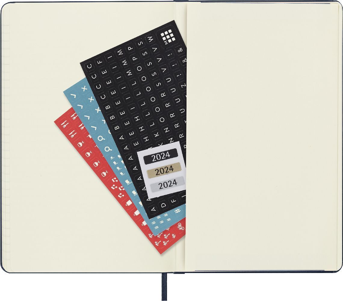 Bild: 8056598856903 | Moleskine 18 Monate Wochen Notizkalender 2023/2024, Large/A5, Saphir