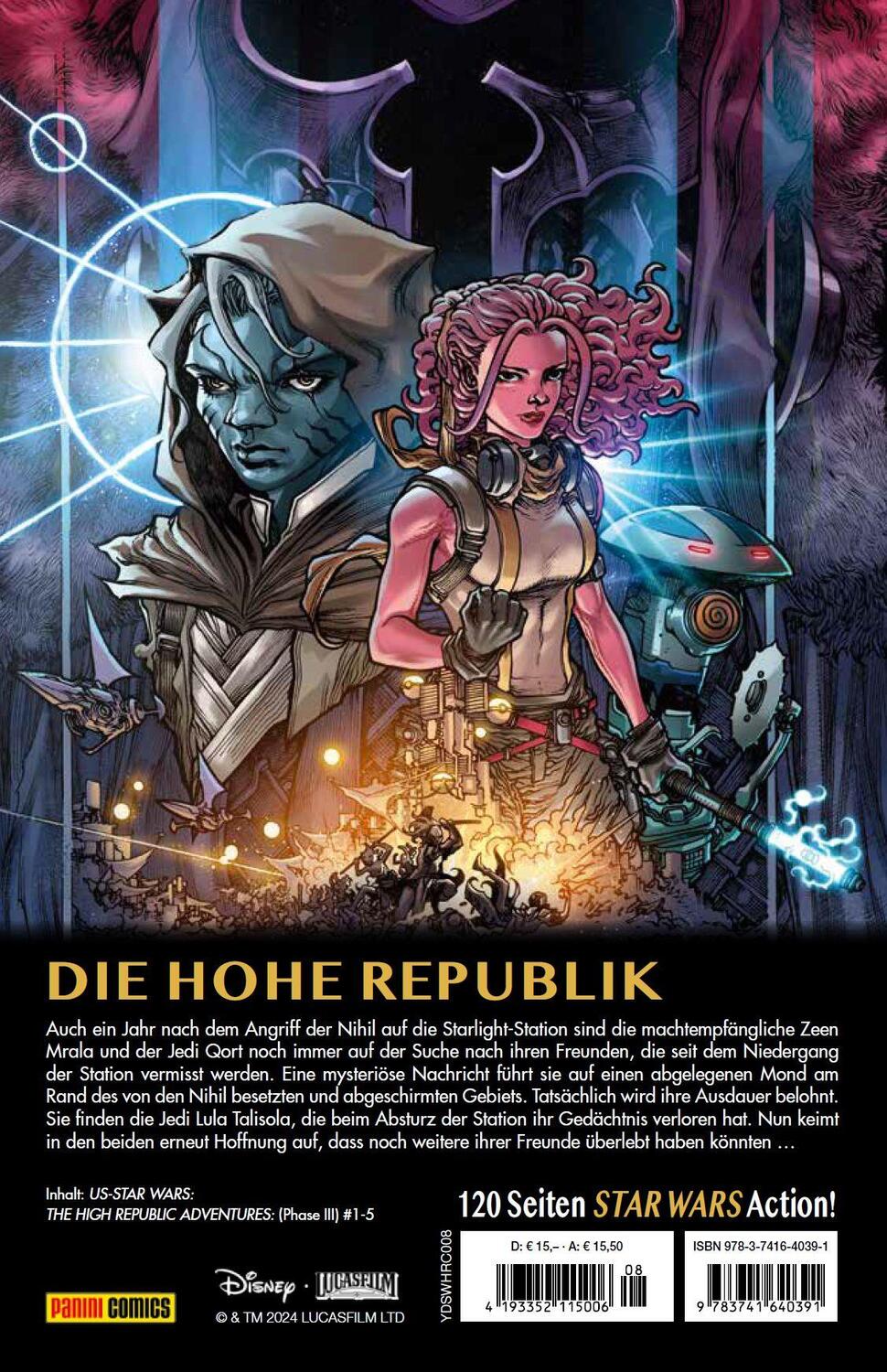 Rückseite: 9783741640391 | Star Wars Comics: Die Hohe Republik - Abenteuer | Older (u. a.) | Buch