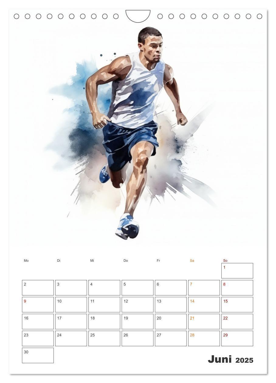 Bild: 9783435846900 | Aktivitäten im Sport (Wandkalender 2025 DIN A4 hoch), CALVENDO...