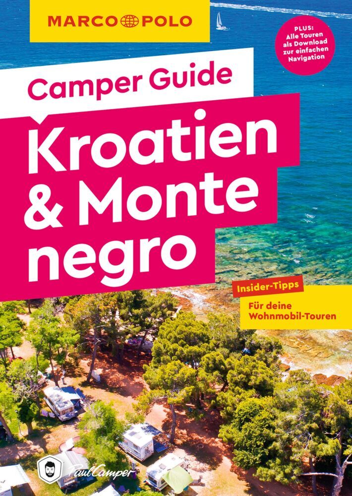 Cover: 9783829731867 | MARCO POLO Camper Guide Kroatien &amp; Montenegro | Mirko Kaupat | Buch