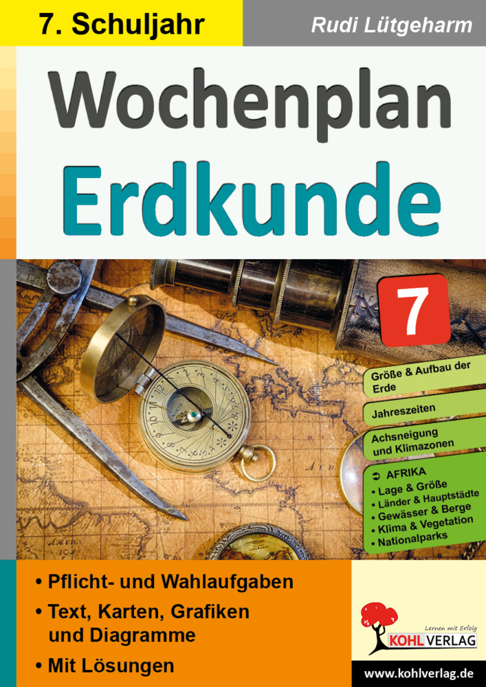 Cover: 9783985581672 | Wochenplan Erdkunde / Klasse 7 | Rudi Lütgeharm | Taschenbuch | 128 S.