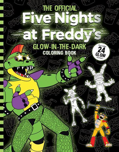 Cover: 9781339046969 | Five Nights at Freddy's Glow in the Dark Coloring Book | Scott Cawthon