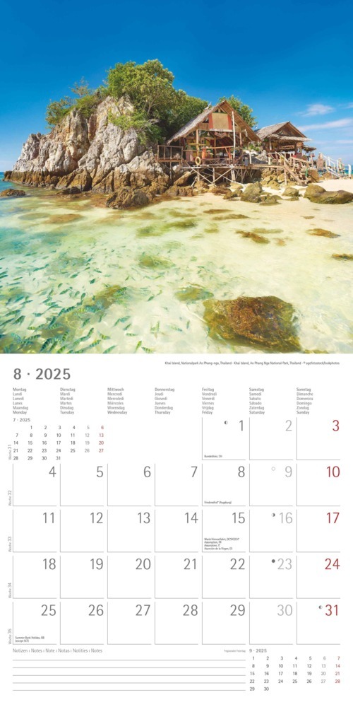 Bild: 4251732340896 | Alpha Edition - Am Meer 2025 Broschürenkalender, 30x30cm,...