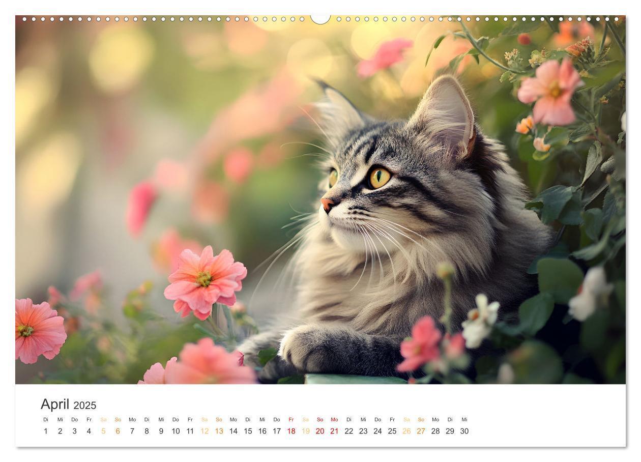 Bild: 9783457203866 | Katzen - sanfte Schönheiten (Wandkalender 2025 DIN A2 quer),...