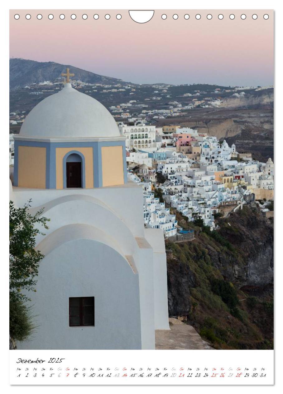 Bild: 9783457053843 | Insel des Lichts - Santorini (Wandkalender 2025 DIN A4 hoch),...