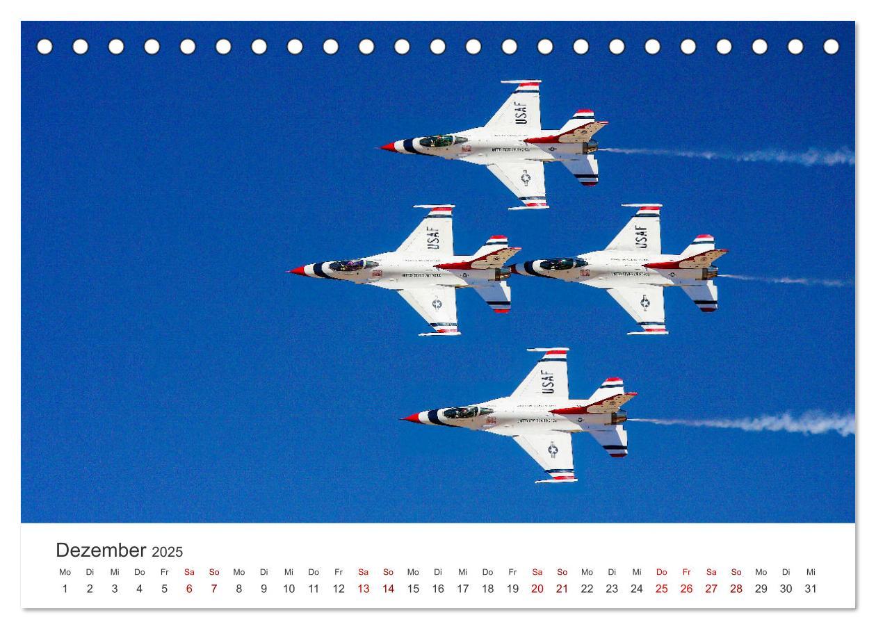 Bild: 9783383917622 | Kampfjets - Düsenjäger-Kalender (Tischkalender 2025 DIN A5 quer),...