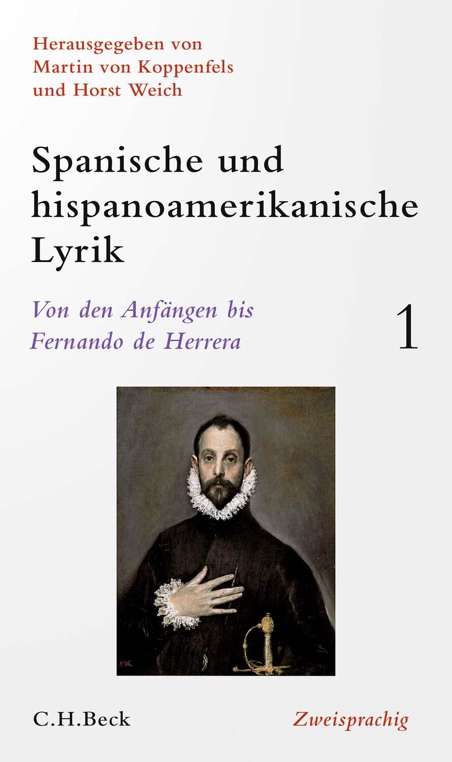 Cover: 9783406783517 | Spanische und hispanoamerikanische Lyrik Bd. 1: Von den Anfängen...