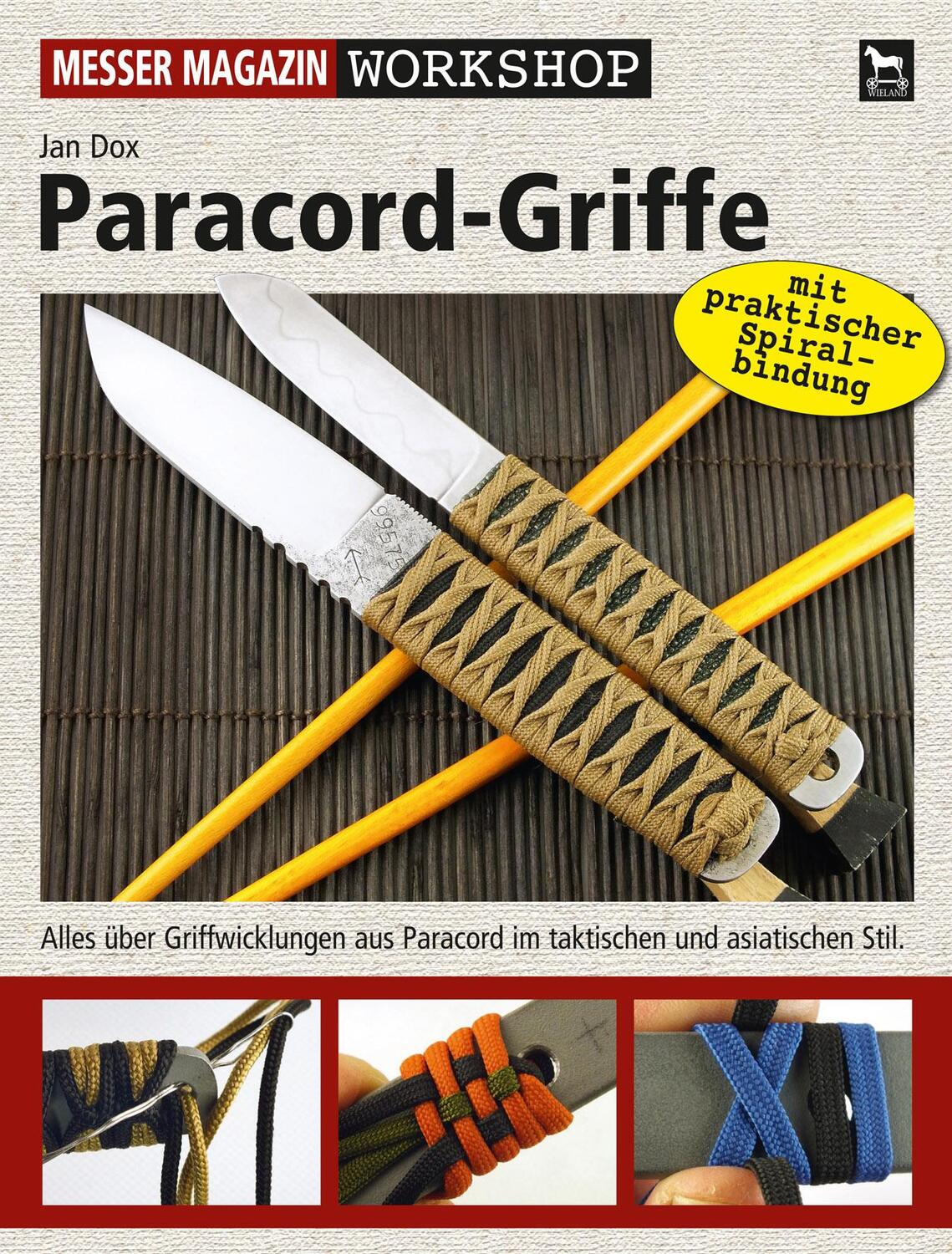 Cover: 9783938711750 | Paracord-Griffe | Jan Dox | Taschenbuch | Messer Magazin Workshop