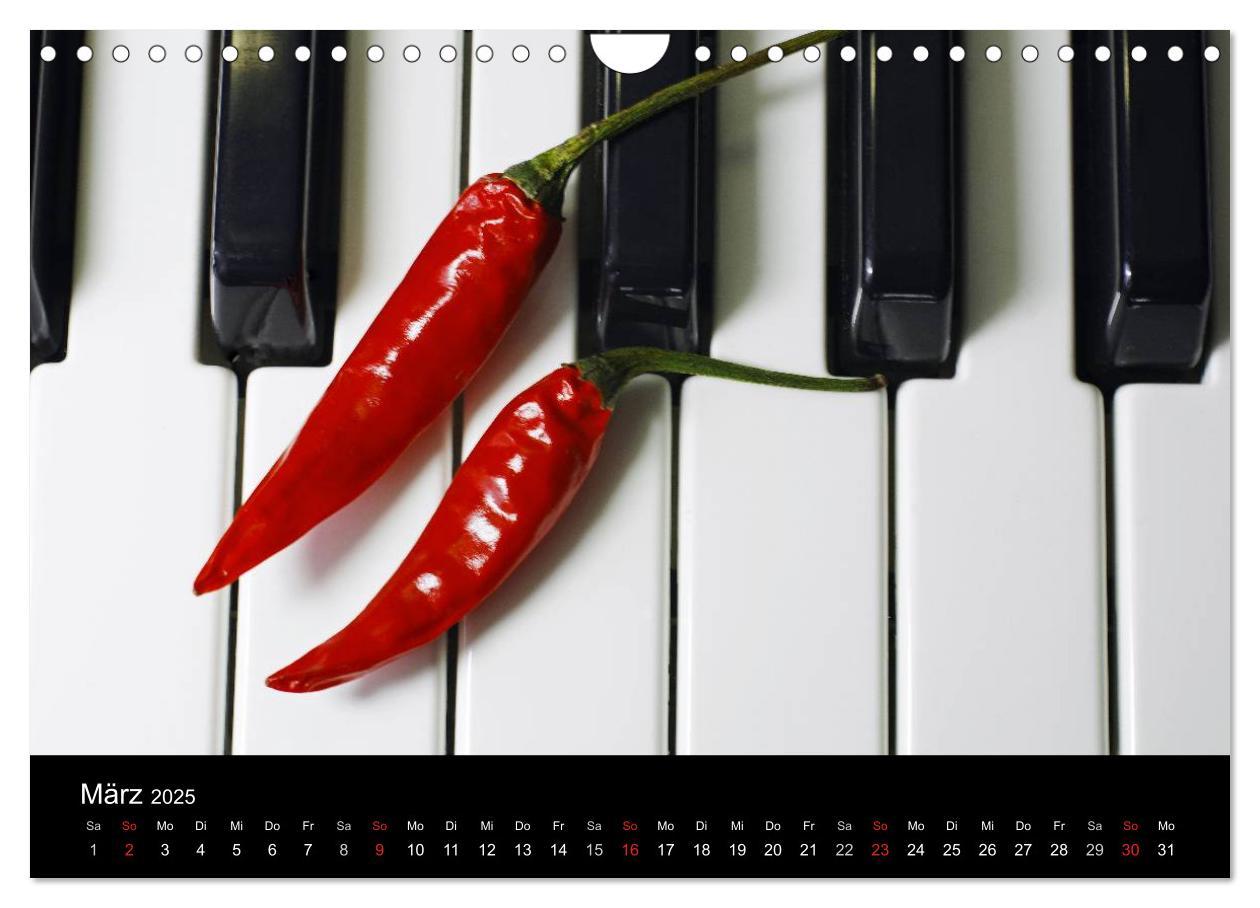 Bild: 9783435824335 | Hot Chili Küchen Kalender (Wandkalender 2025 DIN A4 quer), CALVENDO...