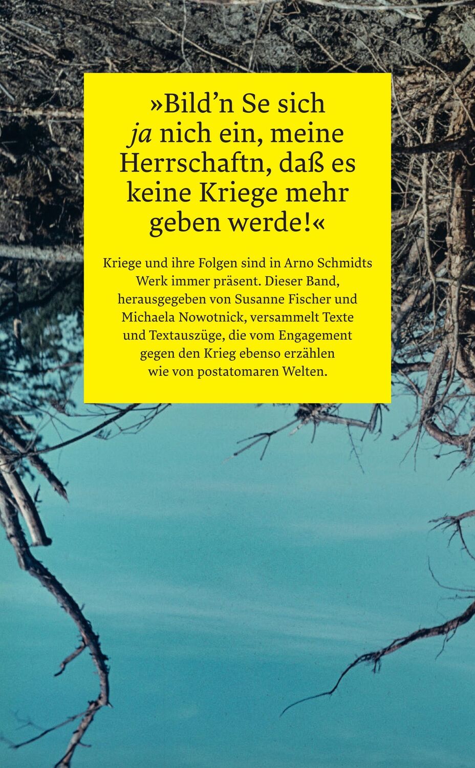 Rückseite: 9783518474419 | 'Es ist also Krieg irgendwo' | Ein Lesebuch | Arno Schmidt | Buch