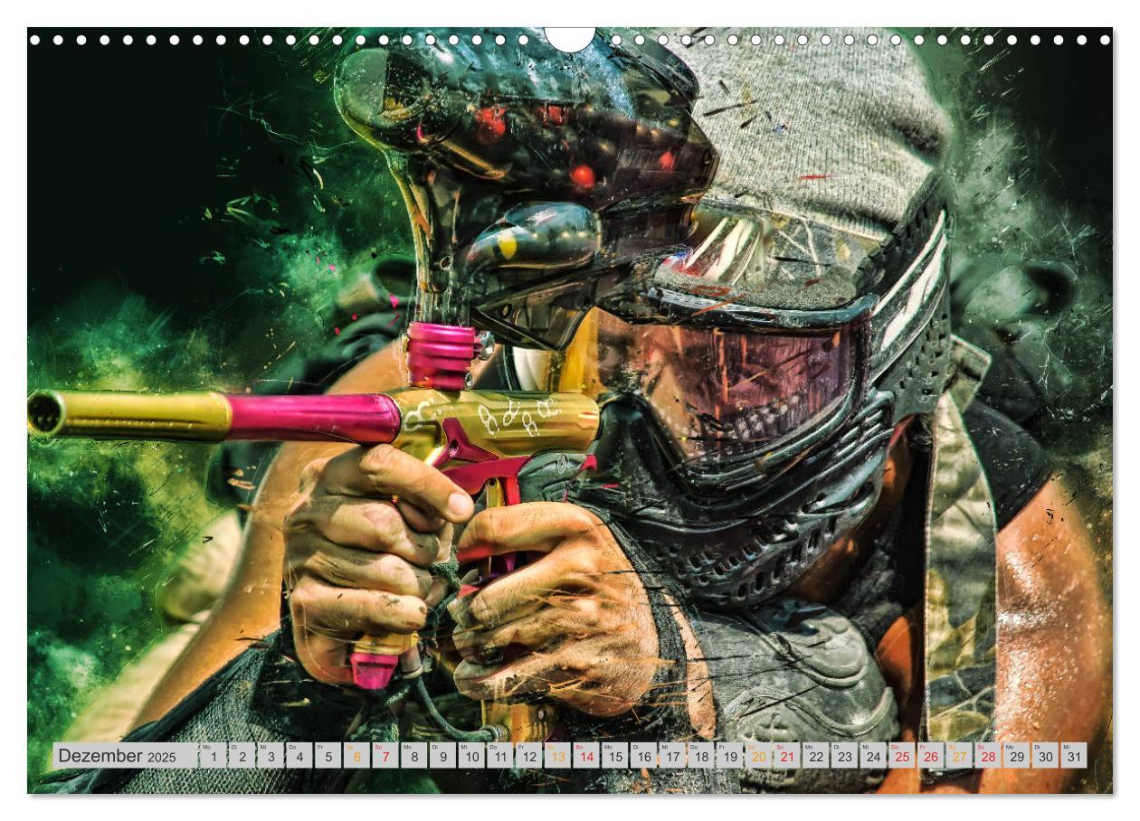 Bild: 9783435387434 | Paintball - extrem cool (Wandkalender 2025 DIN A3 quer), CALVENDO...