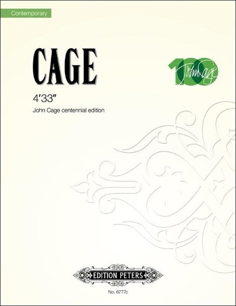 Cover: 9790300757773 | 4'33'' (Special Edition) | John Cage | Buch | Buch | Deutsch | 2018