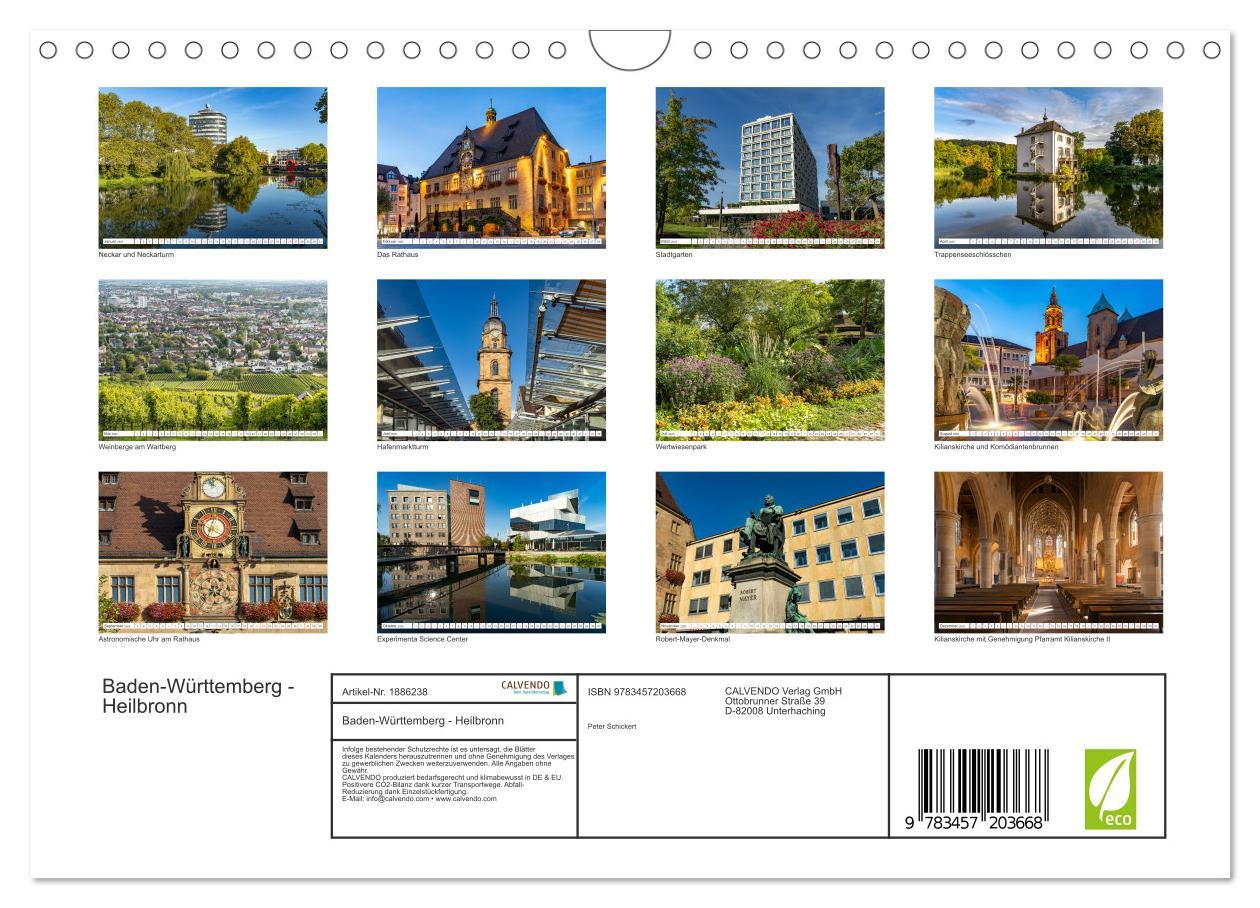 Bild: 9783457203668 | Baden-Württemberg - Heilbronn (Wandkalender 2025 DIN A4 quer),...