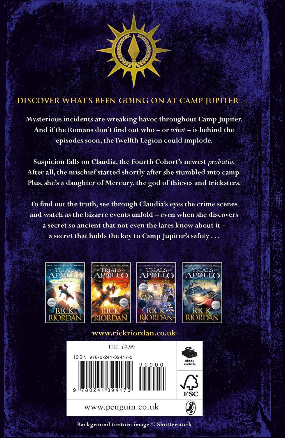 Rückseite: 9780241394175 | Camp Jupiter Classified | A Probatio's Journal | Rick Riordan | Buch